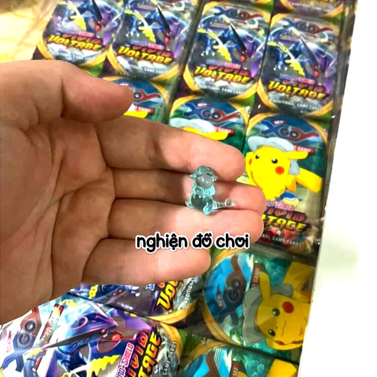 COMBO 5 Quả cầu Pokemon + 5 Mô hình pokemon mini size 3,5cm.
