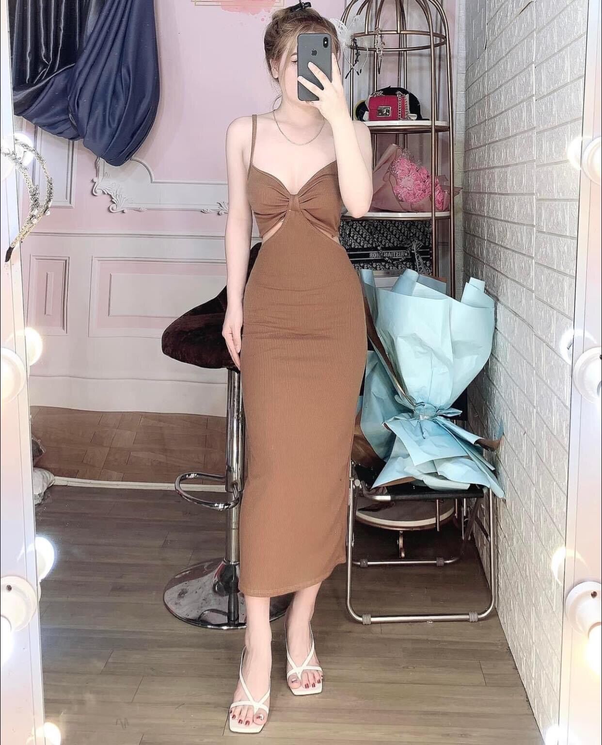 Đầm body hàng đẹp chuẩn shop hàng hình thật