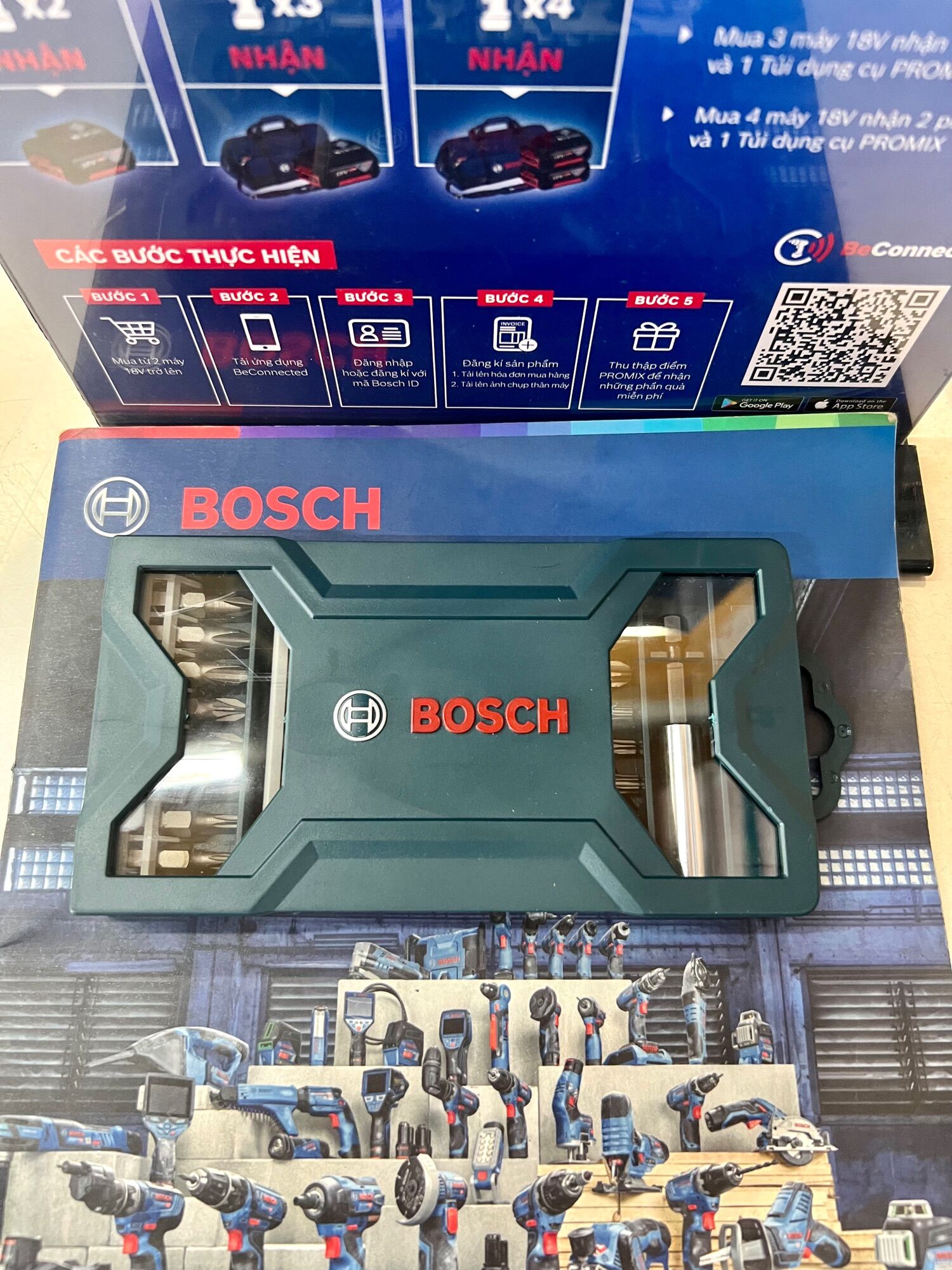 Bộ mũi vặn vít 25 món Bosch 2607017400 [Hàng Chính Hãng]