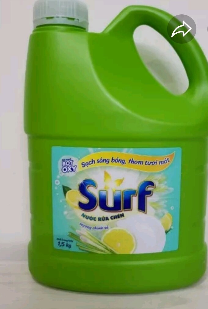 Nước Rửa Chén Surf can 1.5kg