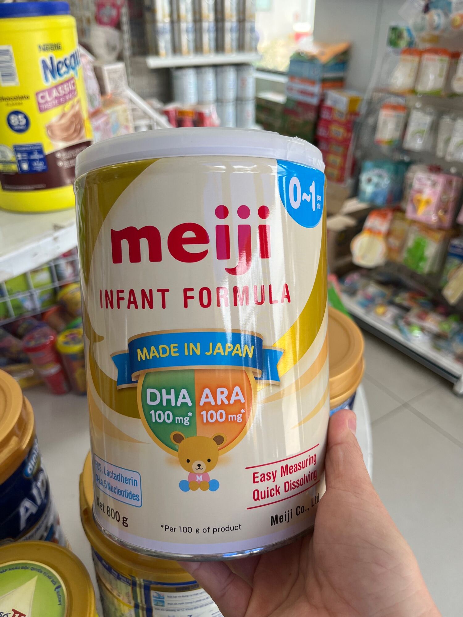 Sữa Meiji 0-1 cty nhập khẩu date 7 23 siêu sale