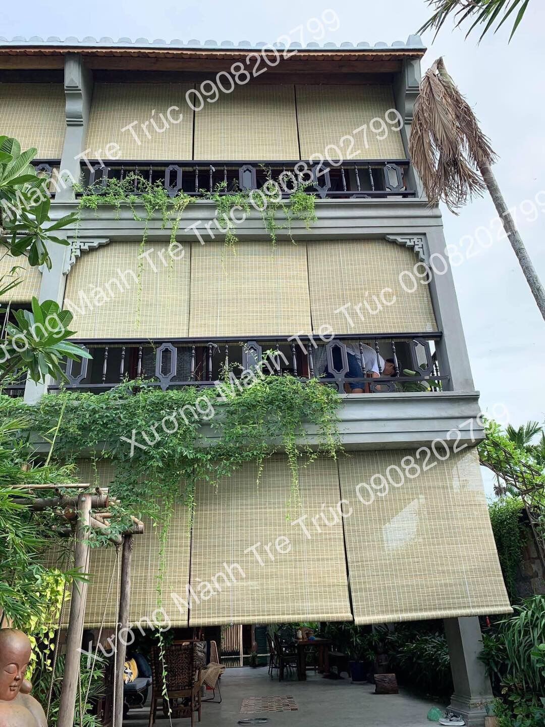 Mành rèm tre trúc che nắng cửa sổ , rèm tre che cửa sổ, mành tre trang trí tường, vẽ tranh.