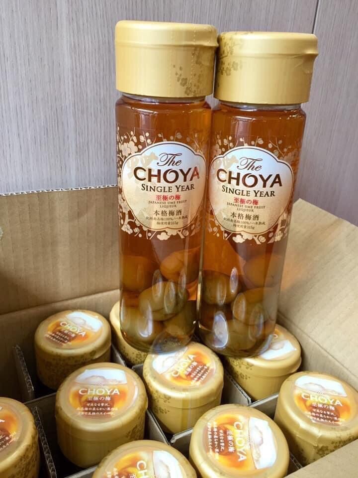 Nước mơ vàng Choya Single Year Nhật Bản 650ml