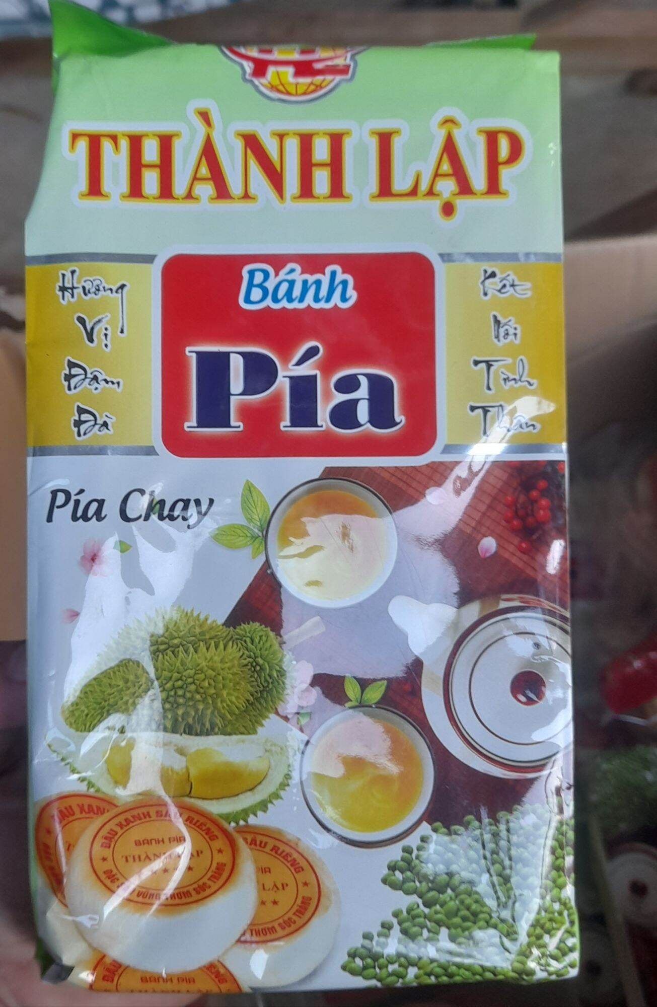 Bánh pía đậu xanh sầu riêng Thành Lập