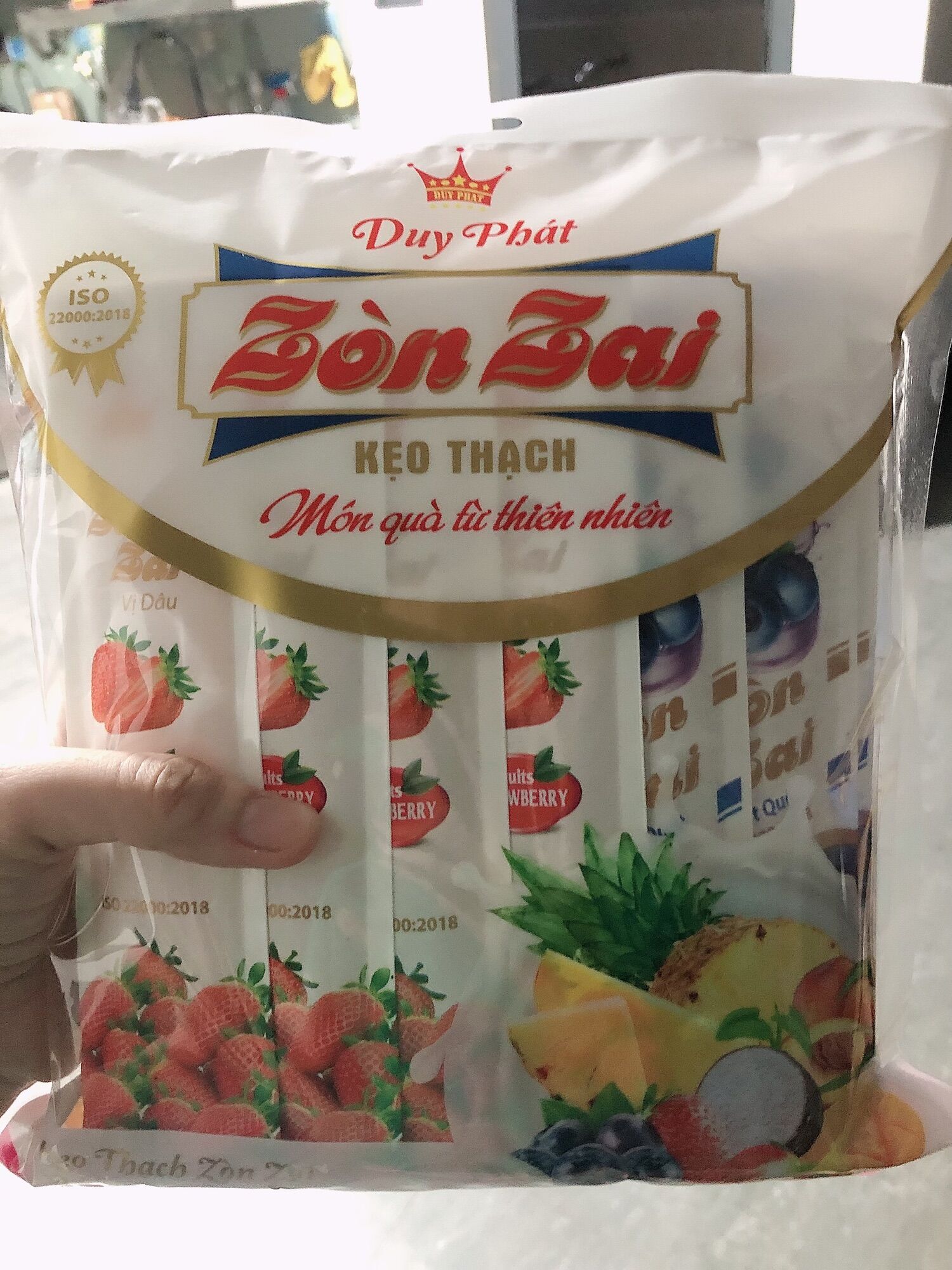 Thạch zòn zai-Jopy đủ vị 700g