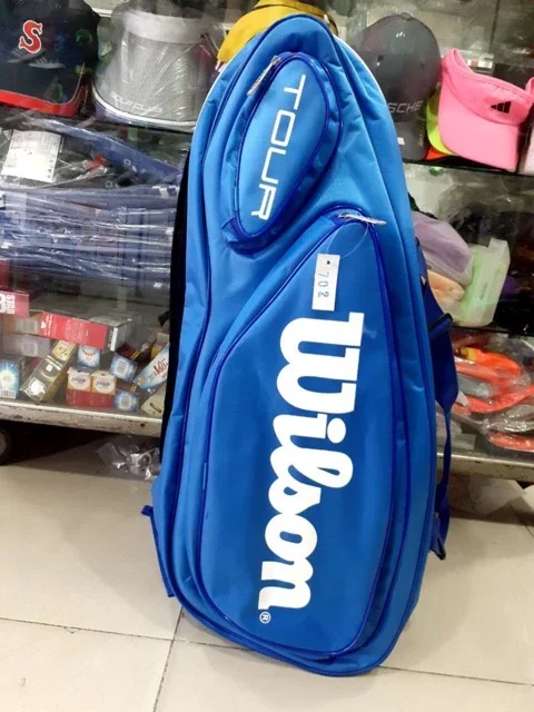 túi tennis wilson cao cấp 2 ngăn lớn