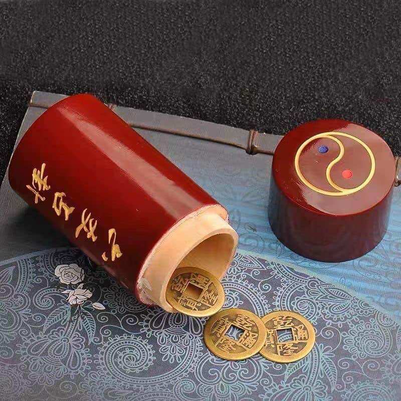 Đài Lục Hào gieo quẻ âm dương cỡ đại 11cm