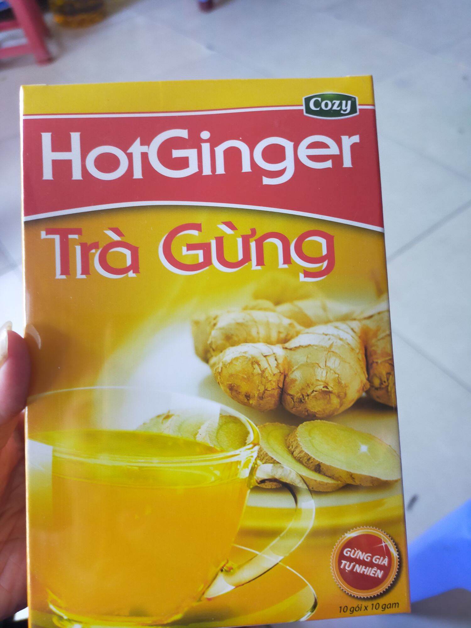 Trà gừng tự nhiên cozy