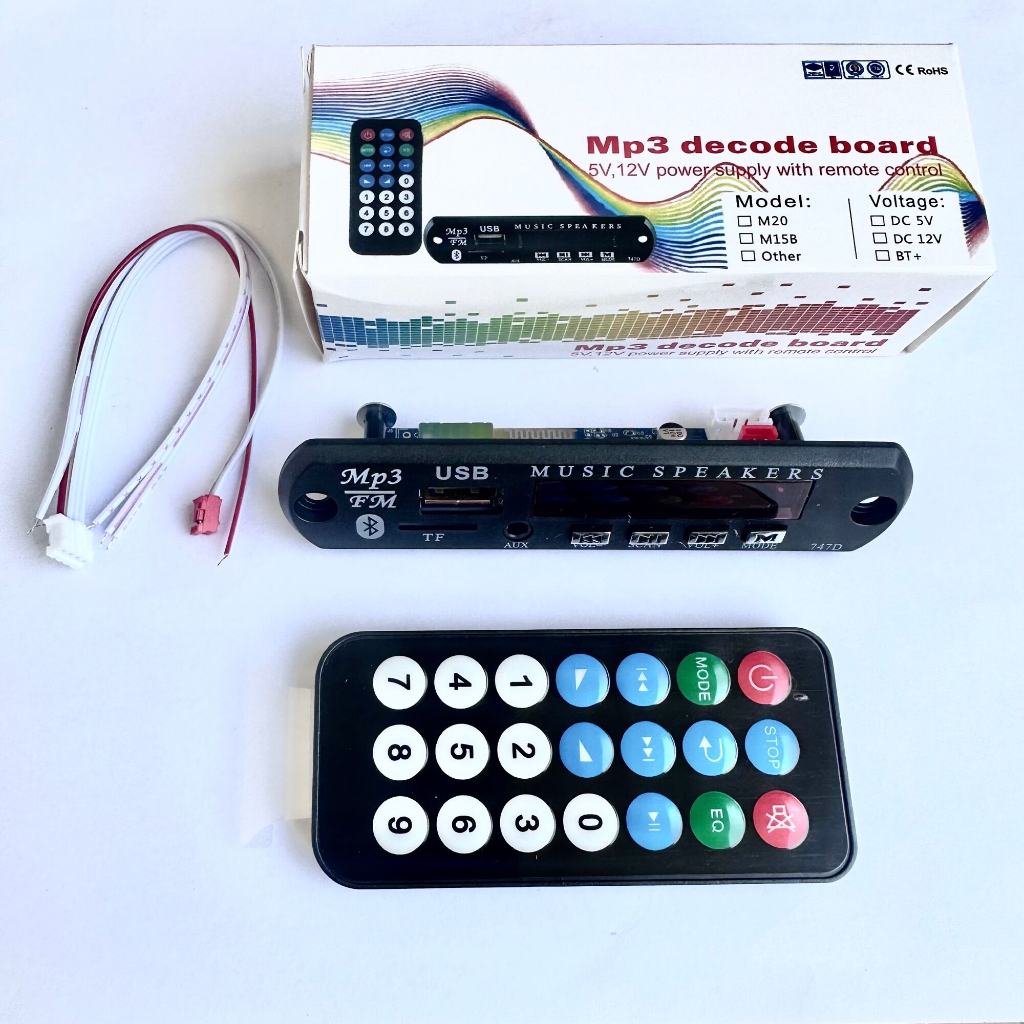 Mạch bluetooth mp3 cho amply, độ chế