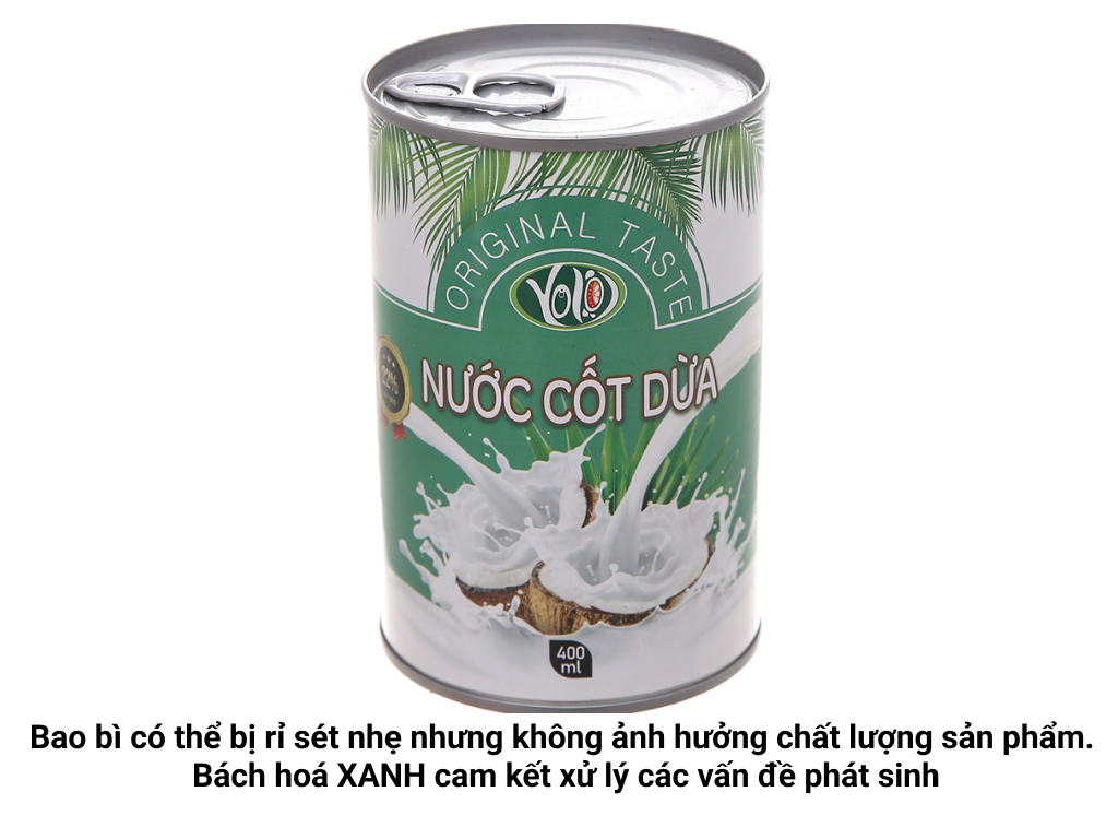Nước cốt dừa lon Yolo lon 400ml