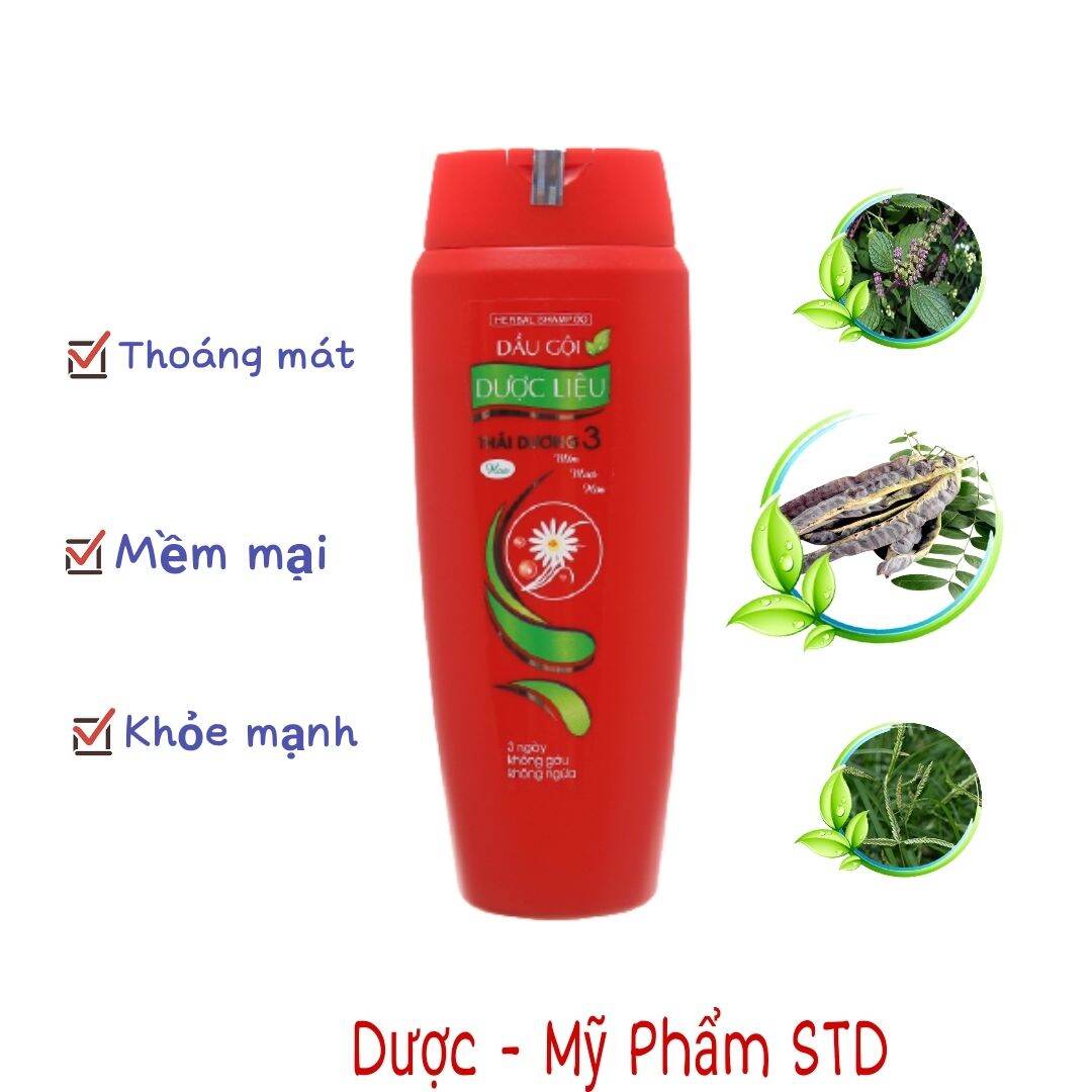Dầu gội dược liệu Thái Dương 3 200ml, 1100ml - Hương hoa