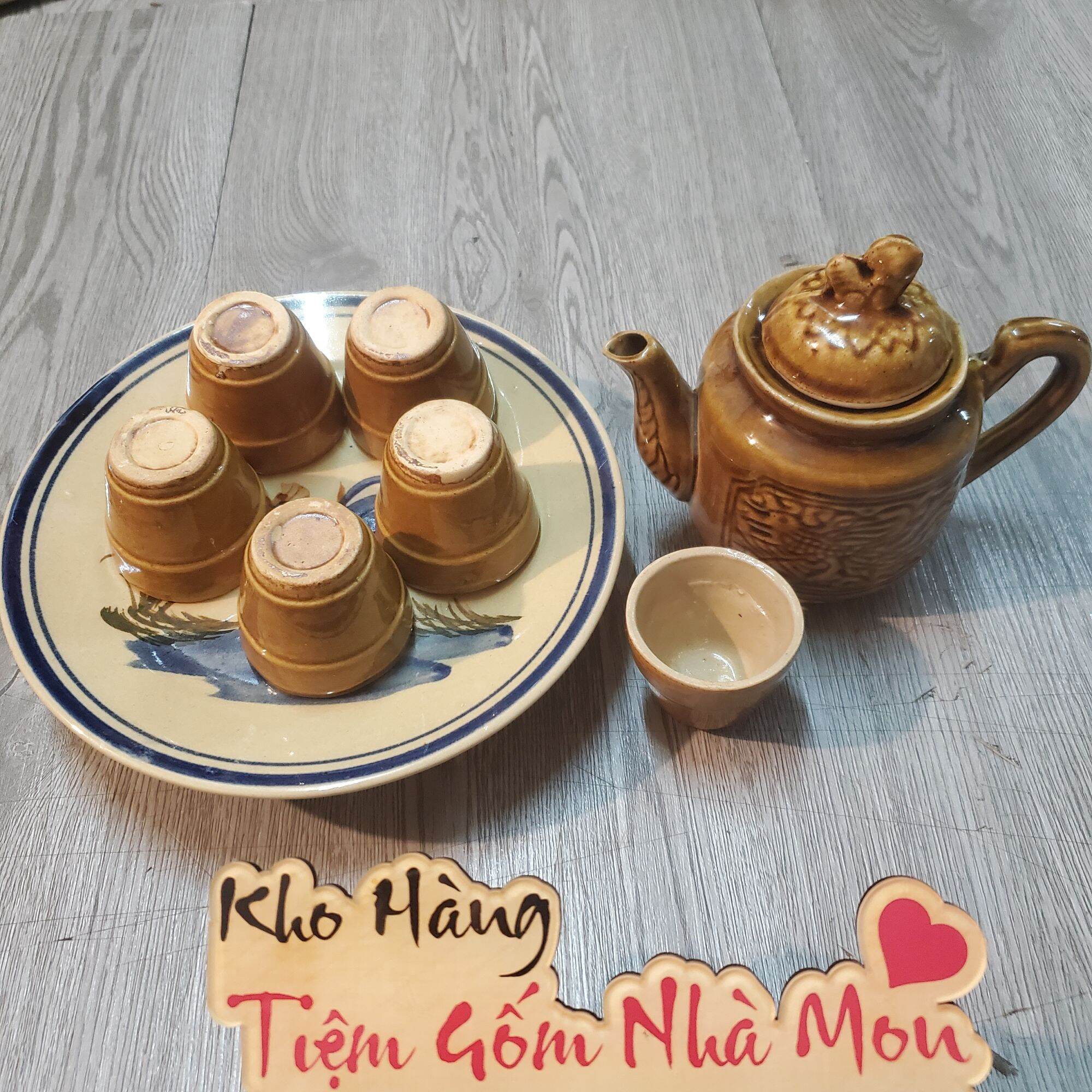 BỘ ẤM TRÀ XƯA (1 BỘ NHƯ HÌNH) -MS*019