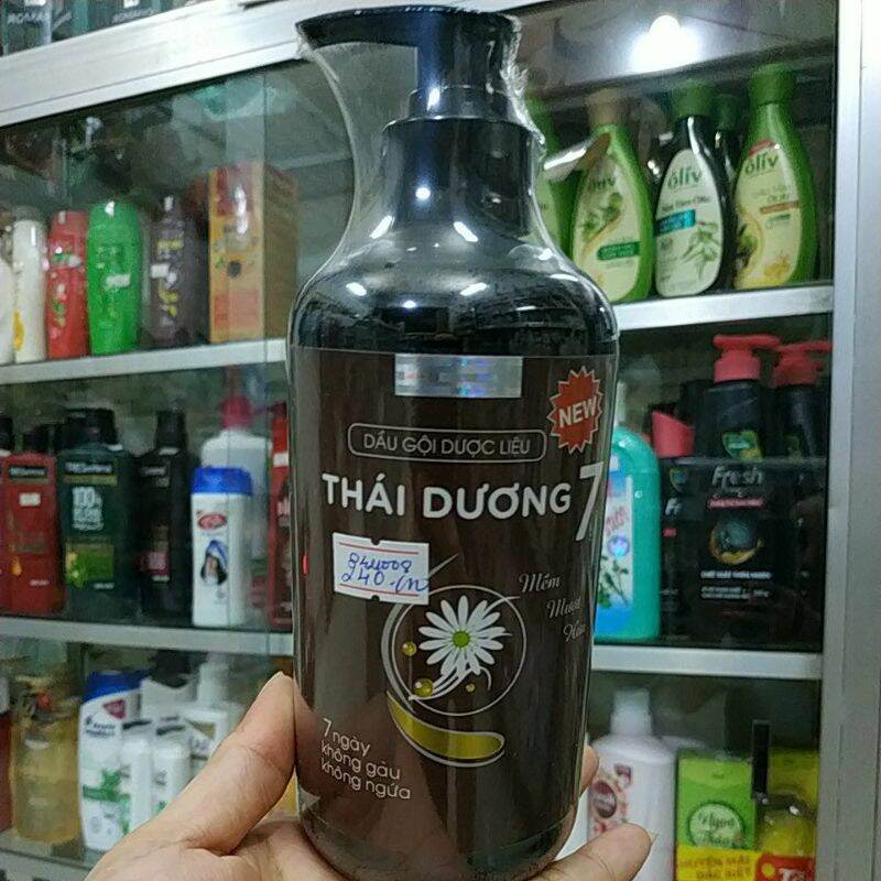 [HCM]DẦU GỘI THÁI DƯƠNG 7 480ML_SẠCH GÀU MÀ VẪN SUÔN MỀM