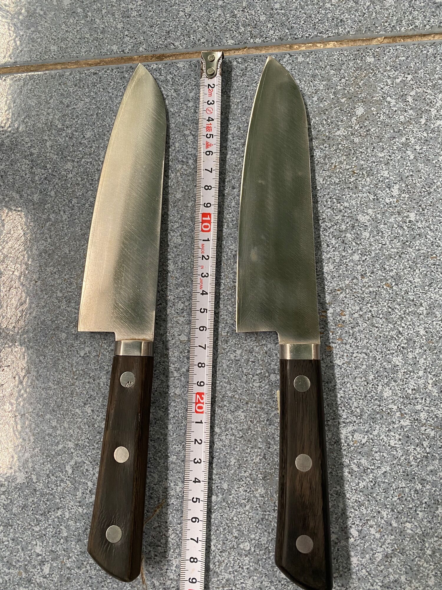 Dao bếp Nhật 3 lớp thép.
