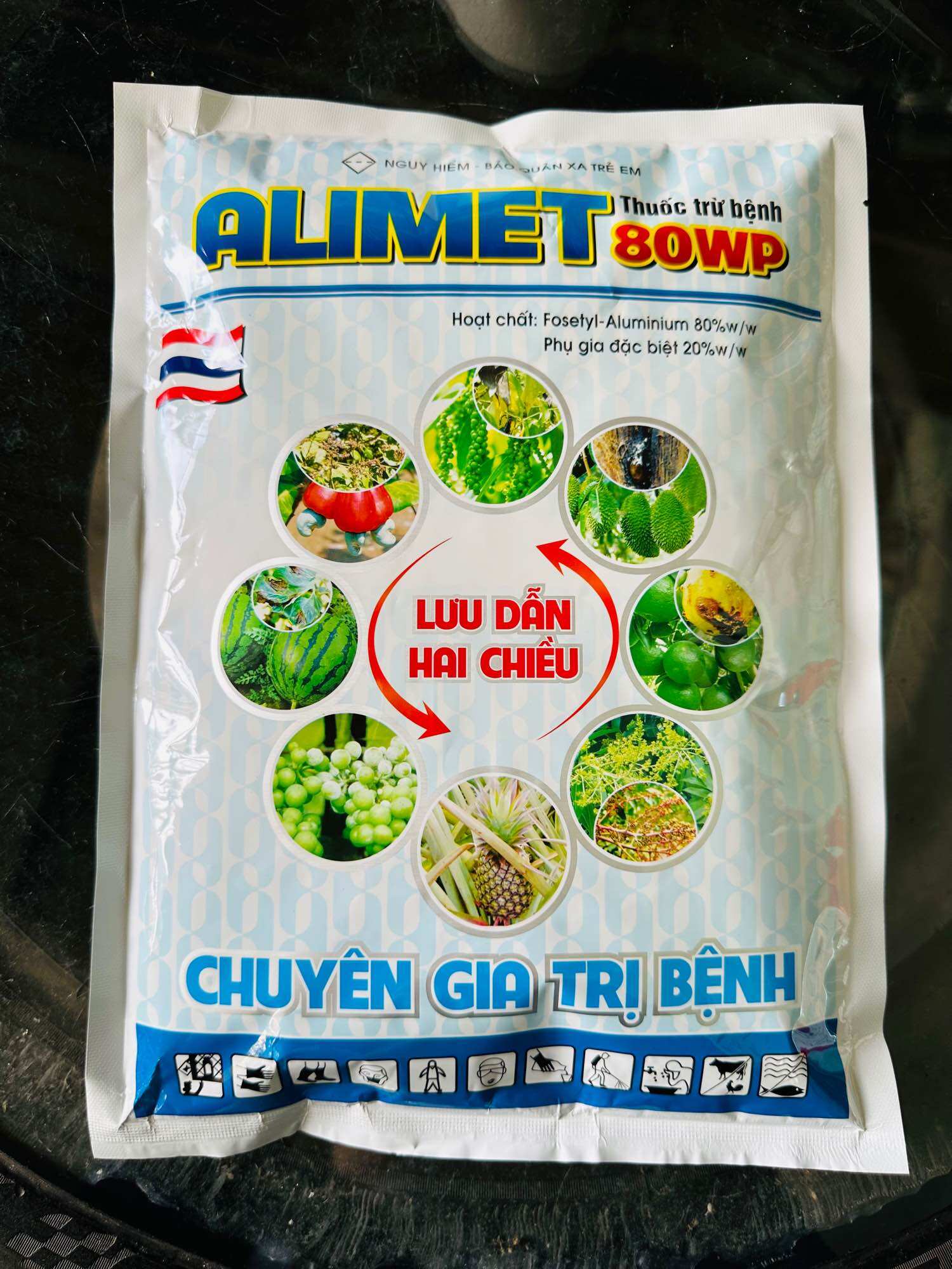 Thuốc đặc trị bệnh nứt thân xì mủ - alimet 80wp 1kg