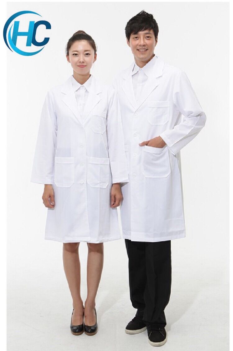 [CHÍNH HÃNG] Áo Blouse Trắng Nam, Nữ Bác Sĩ (Ngắn Tay, Dài Tay)
