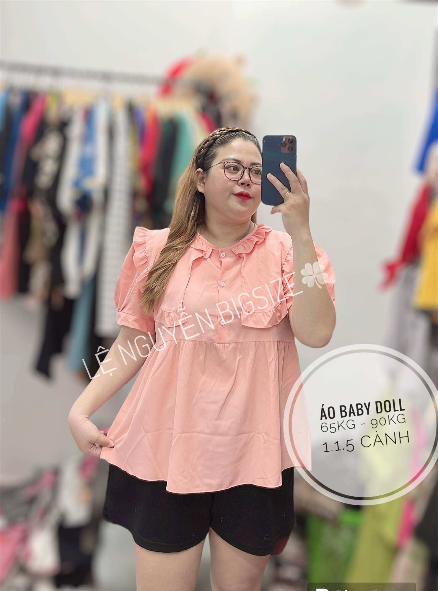 ÁO BABY DOLL BIGSIZE 65-90kg