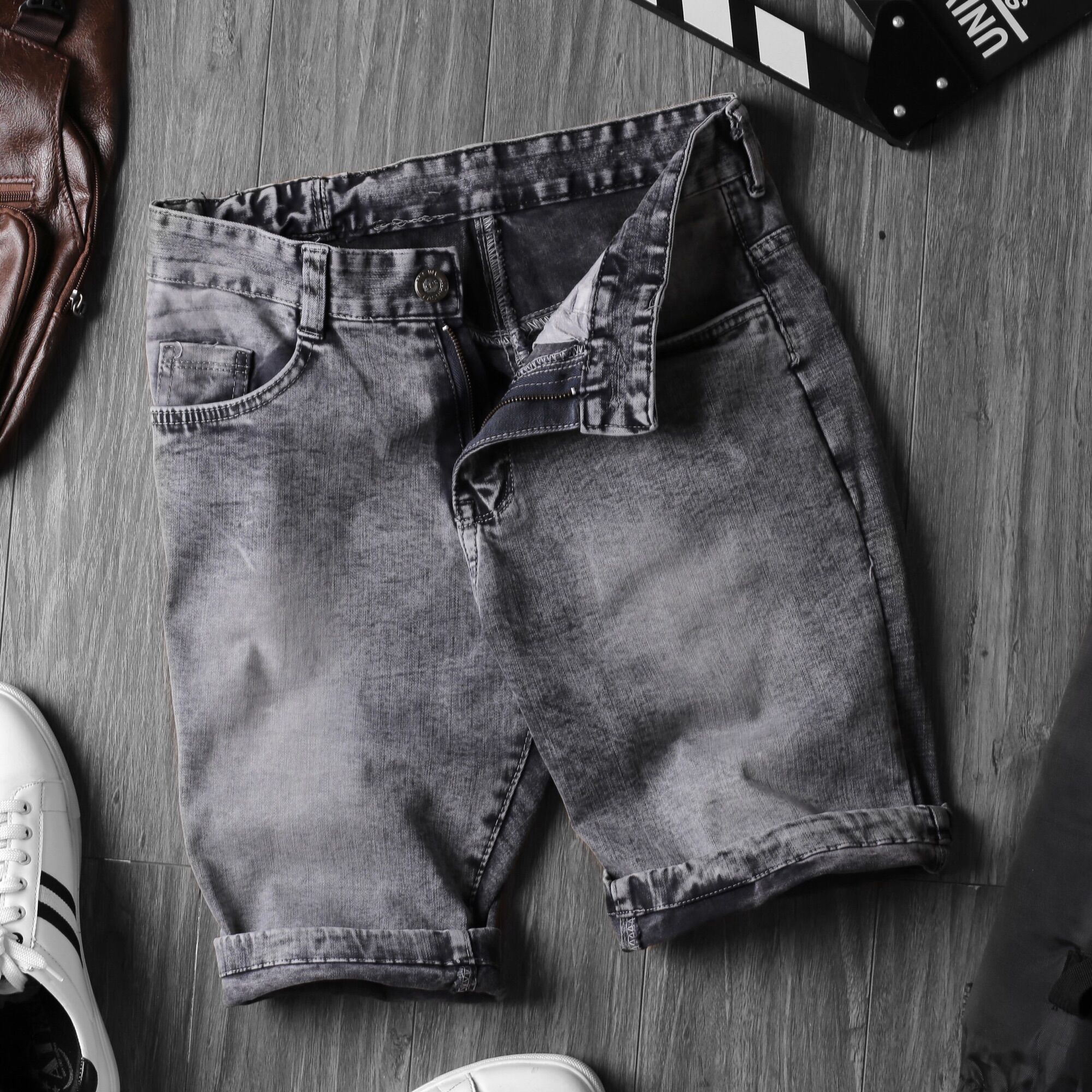 [HCM]Quần sọt jeans nam cao LD103