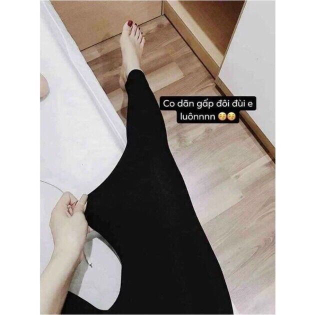 Quần legging dài thun porip sịn  sò