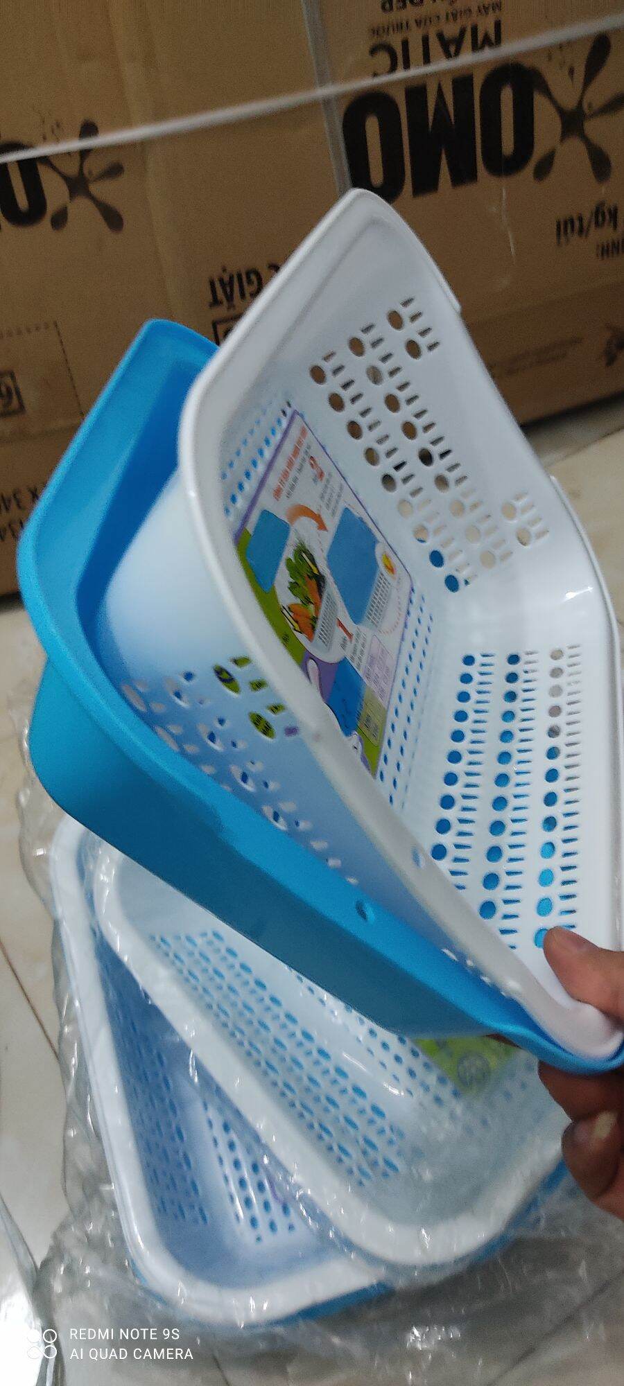 rổ chữ nhật 2 trong 1 việt nhật