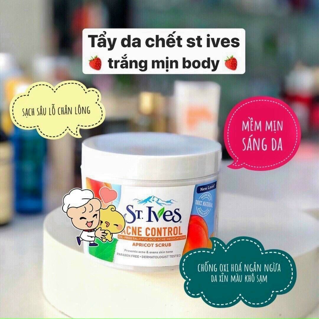 Tế bào chết body st ives