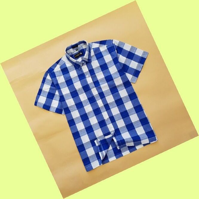 Áo sơ mi nam trung niên vạt ngang