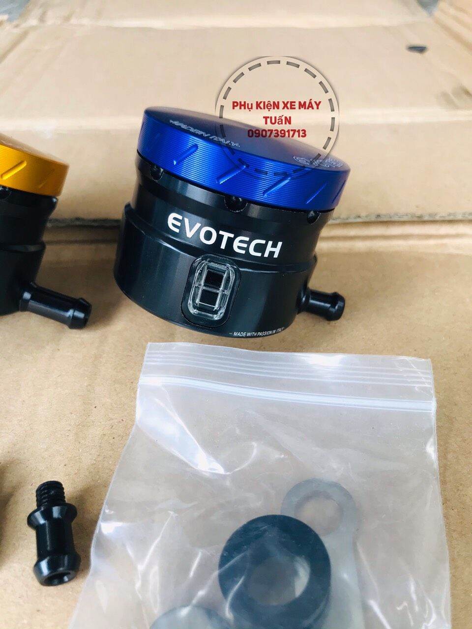 Bình dầu EVOTECH xe máy