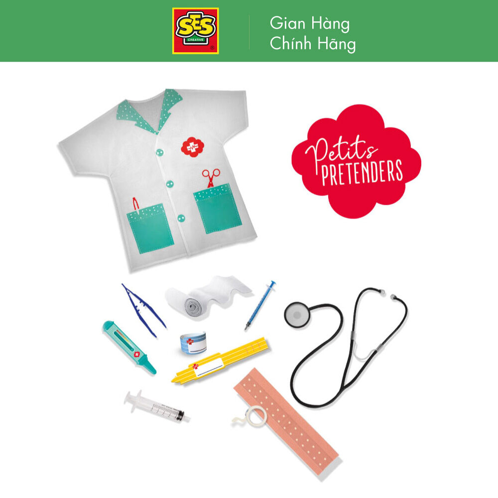 ĐỒ CHƠI MÔ PHỎNG BÁC SĨ MEGA DOCTOR PLAY SET - SES CREATIVE