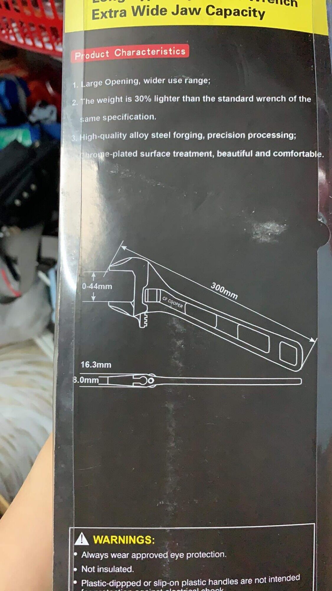 Mỏ Lết 300mm Fute
