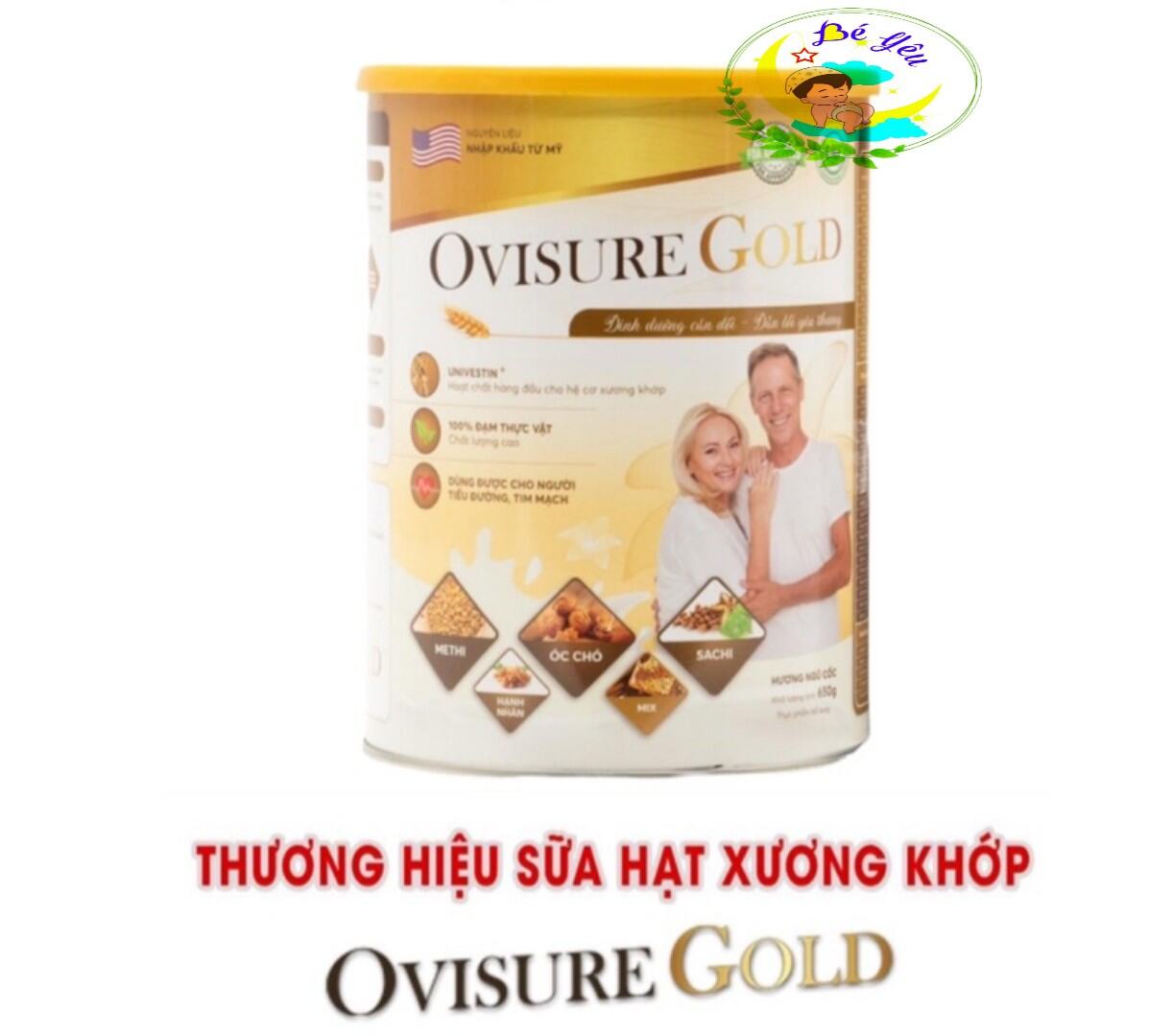 Sữa Ovisure gold sữa hạt xương khớp Ovisure gold 650gr