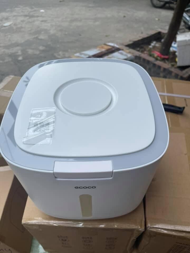 Thùng đựng gạo 10kg - thùng đựng gạo eco