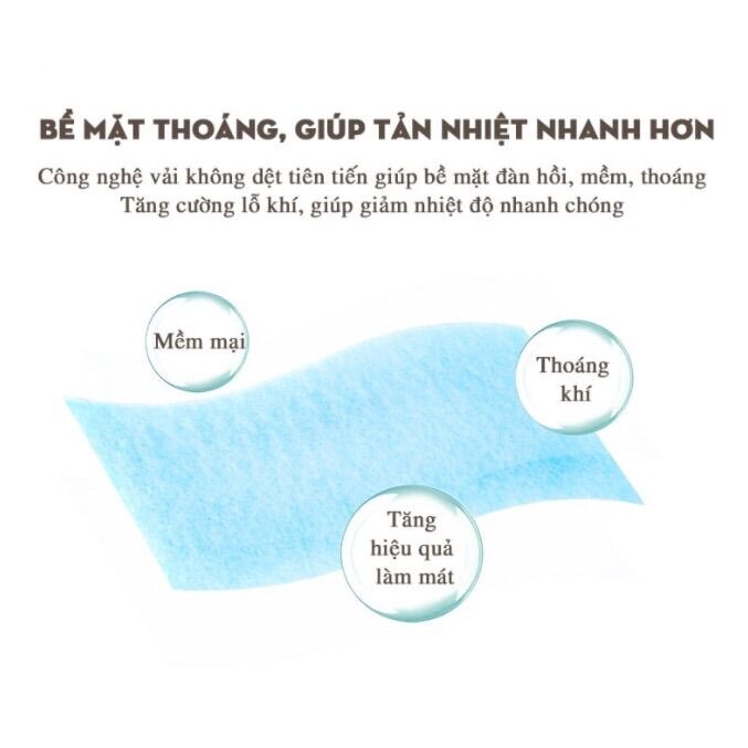 [Hộp 6 Miếng] Miếng Dán Hạ Sốt Cooling Sheet Apple Dùng Cho Người Lớn