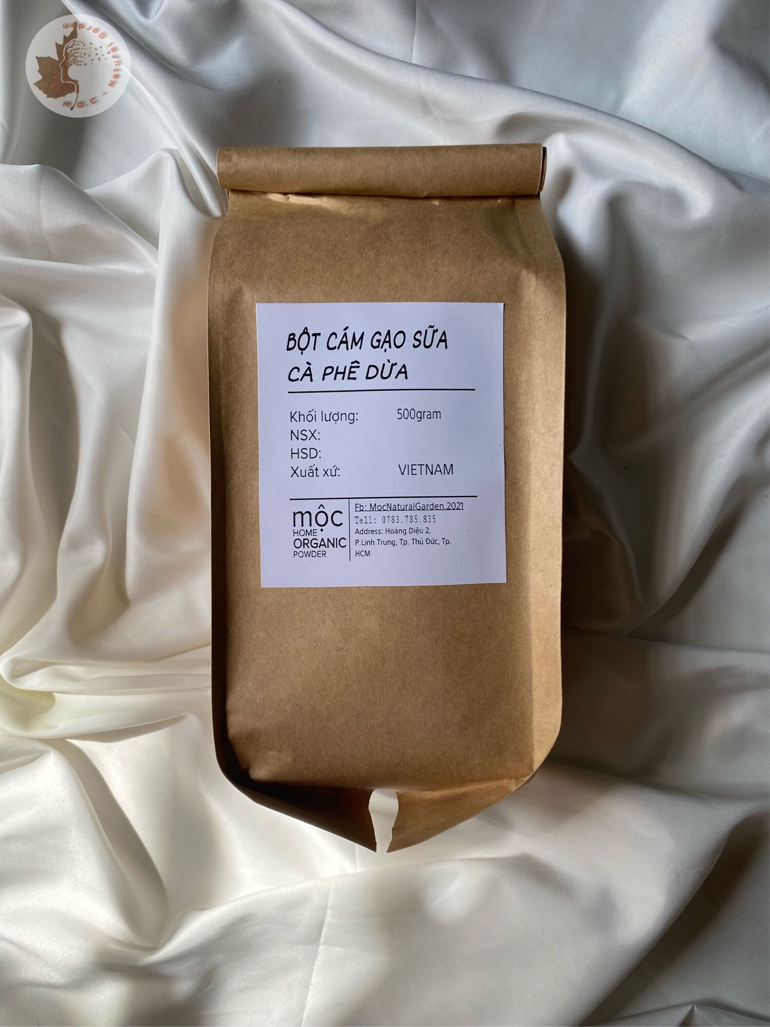 Bột Tắm Trắng Cám Gạo Sữa Cà Phê Dừa 500gram