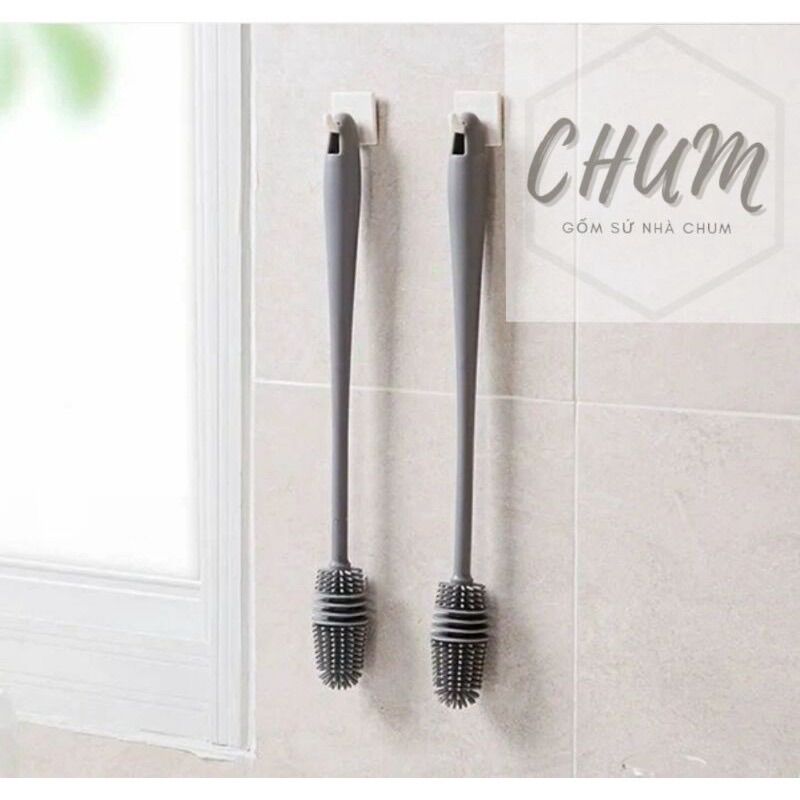 Cây cọ rửa cốc, chai lọ đa năng silicon