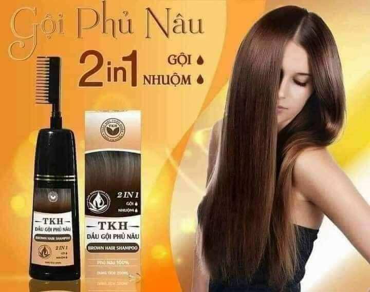 Dầu gội phủ nâu tkh