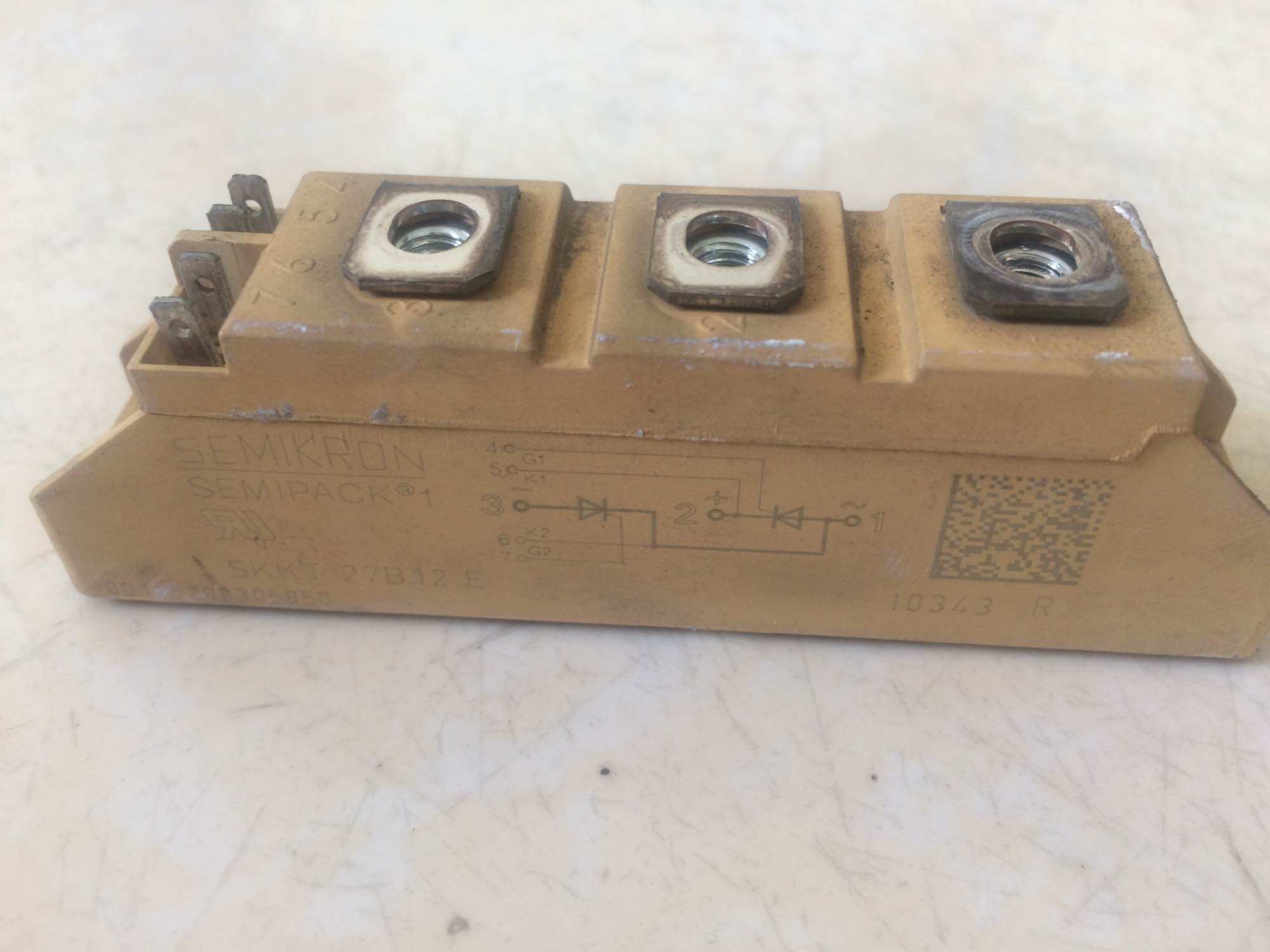 Thyristor công suất SKKH27B12 (25A - 1200V) tháo máy