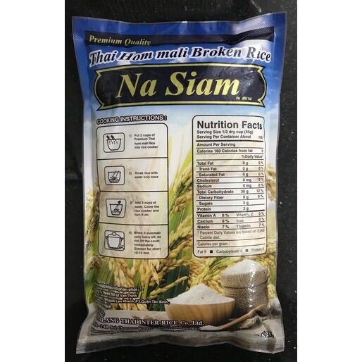 [DATE-10/2026] HOM MALI Gạo Tấm Thái Lan 2kg