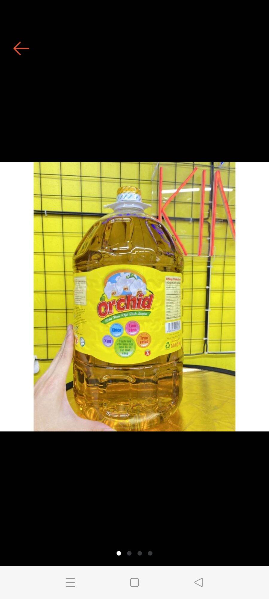 Dầu Ăn Orchid Dầu Tinh Luyện 10 lít date mới