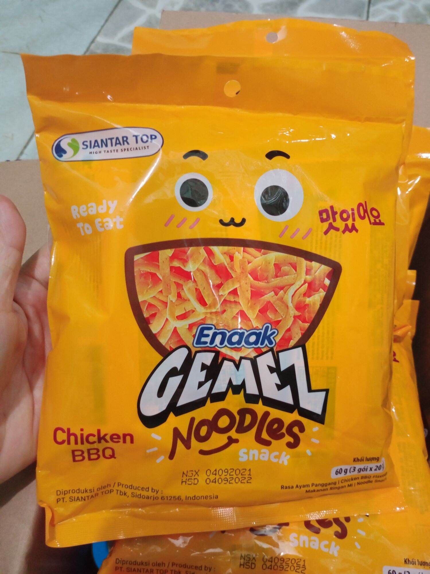 Combo 5 gói Snack mì hương gà 60g