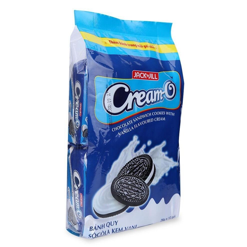 COMBO 12 CÁI BÁNH QUY SOCOLA KEM VANI CREAM-O