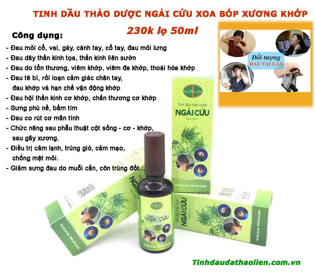 Tinh dầu Ngải Cứu Dạ Thảo Liên 50ml