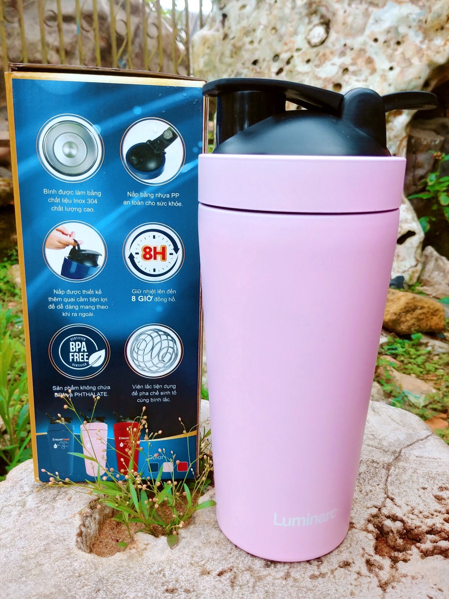 Bình lắc giữ nhiệt