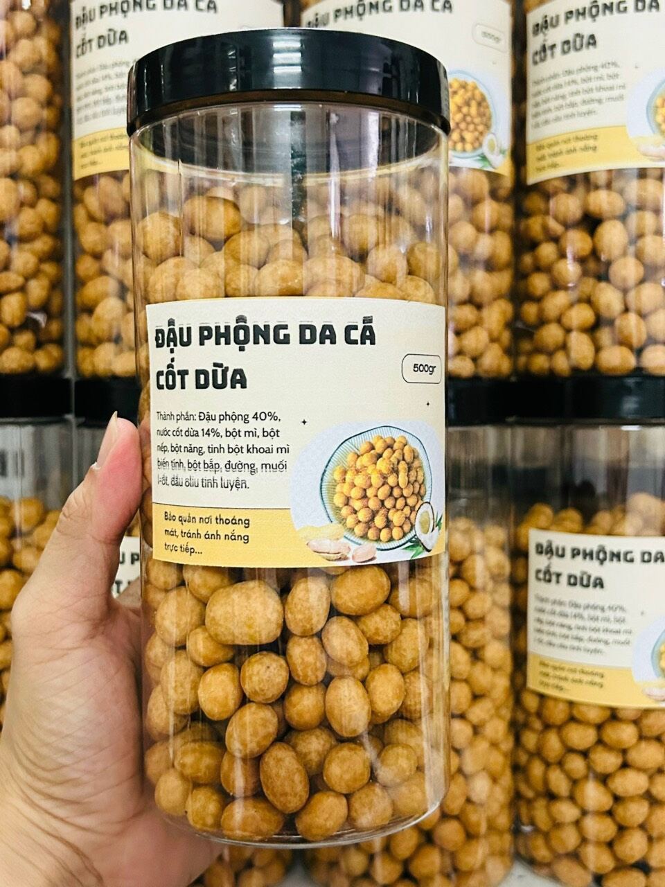 ĐẬU PHỘNG DA CÁ NƯỚC CỐT DỪA/ TỎI ỚT 1kg