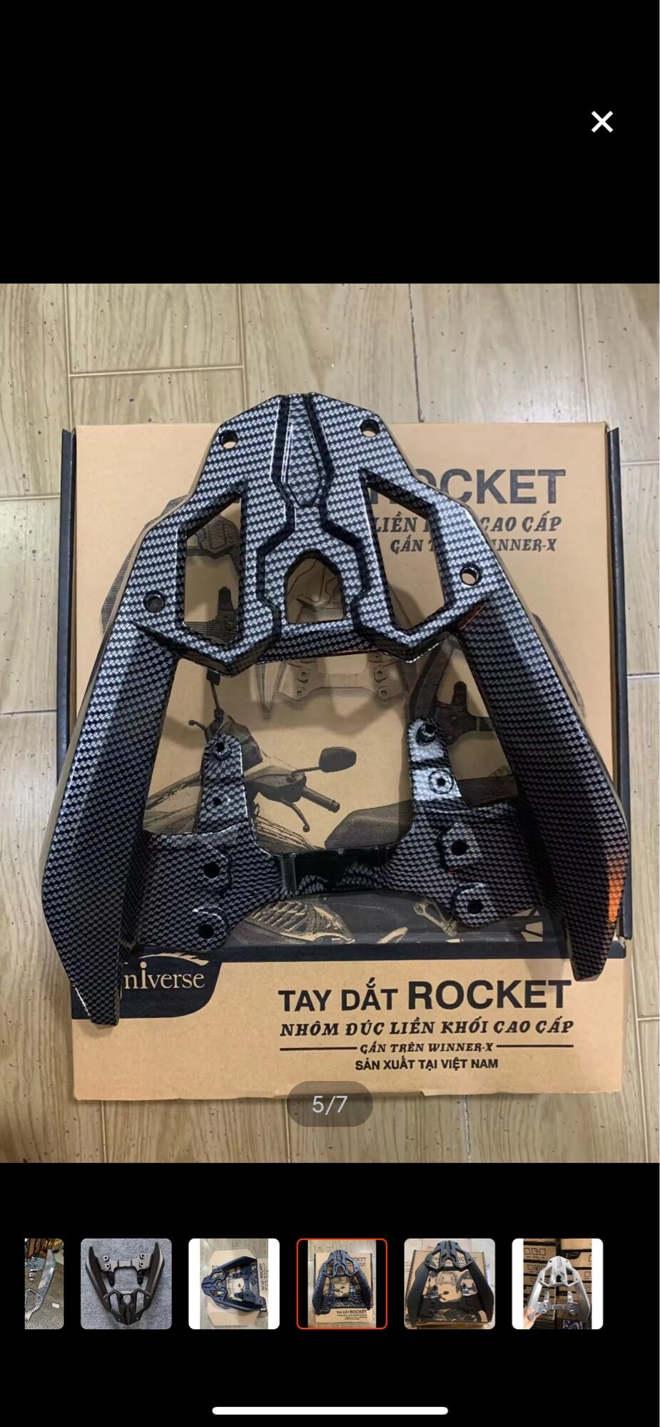 Cảng Sau Rocket WINNER X Nhôm Đúc