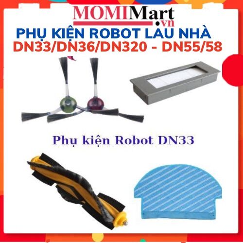 Phụ kiện robot lau nhà deebot dn33/ dn320/ dn55