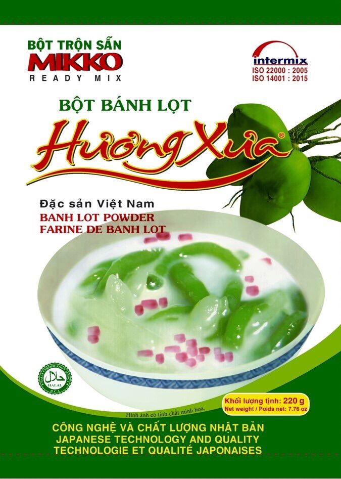 Thùng bột bánh lọt mikko hương xưa 220g