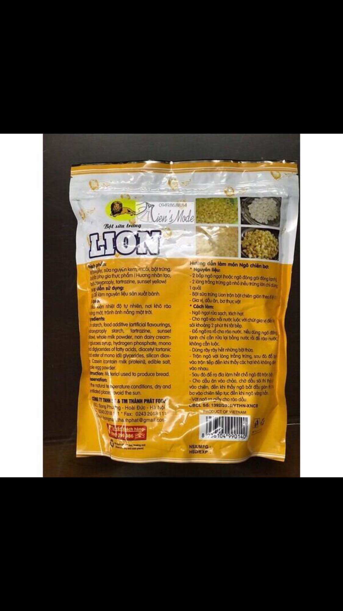 1kg bột sữa trứng sư tử LION