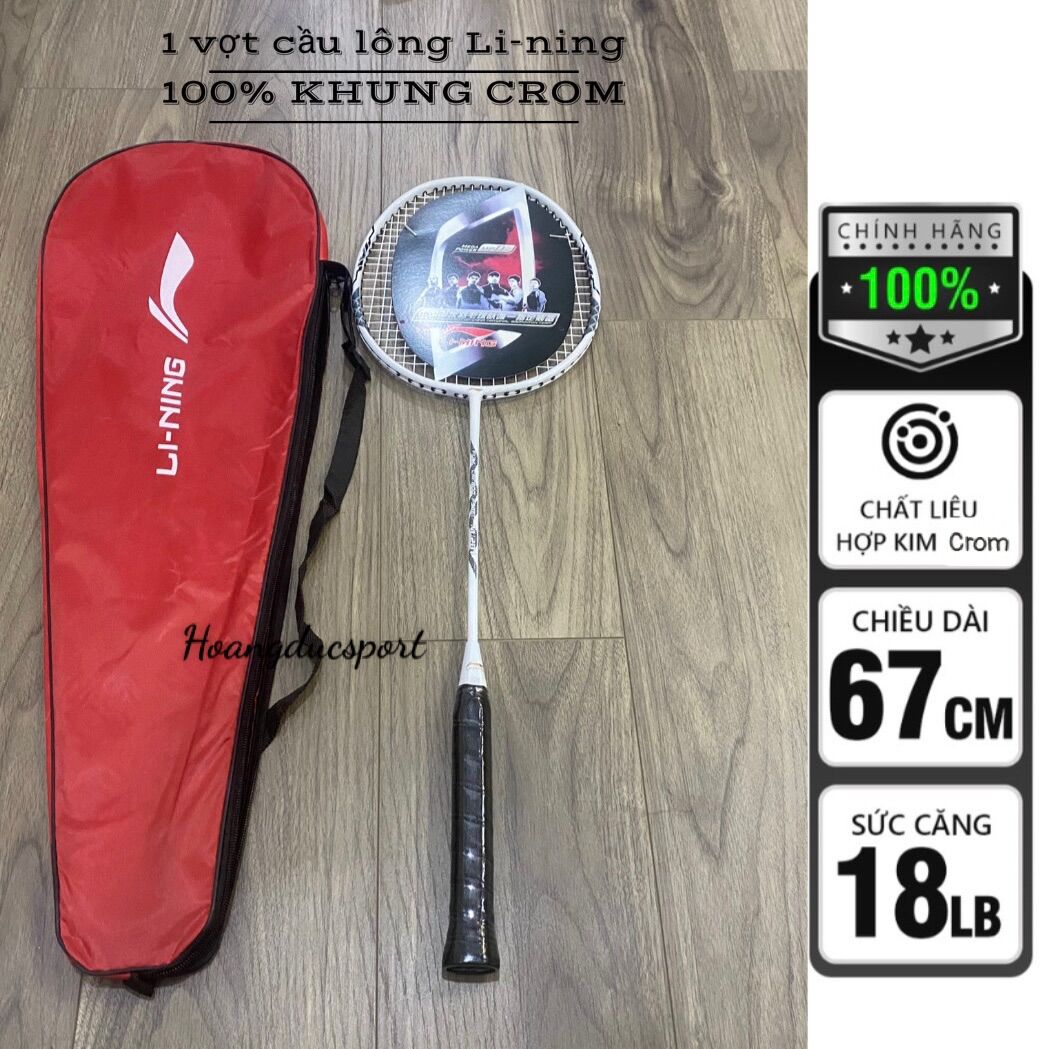 Vợt cầu lông lining chính hãng khung cước cộng cuốn cán chống trơn -1 cái
