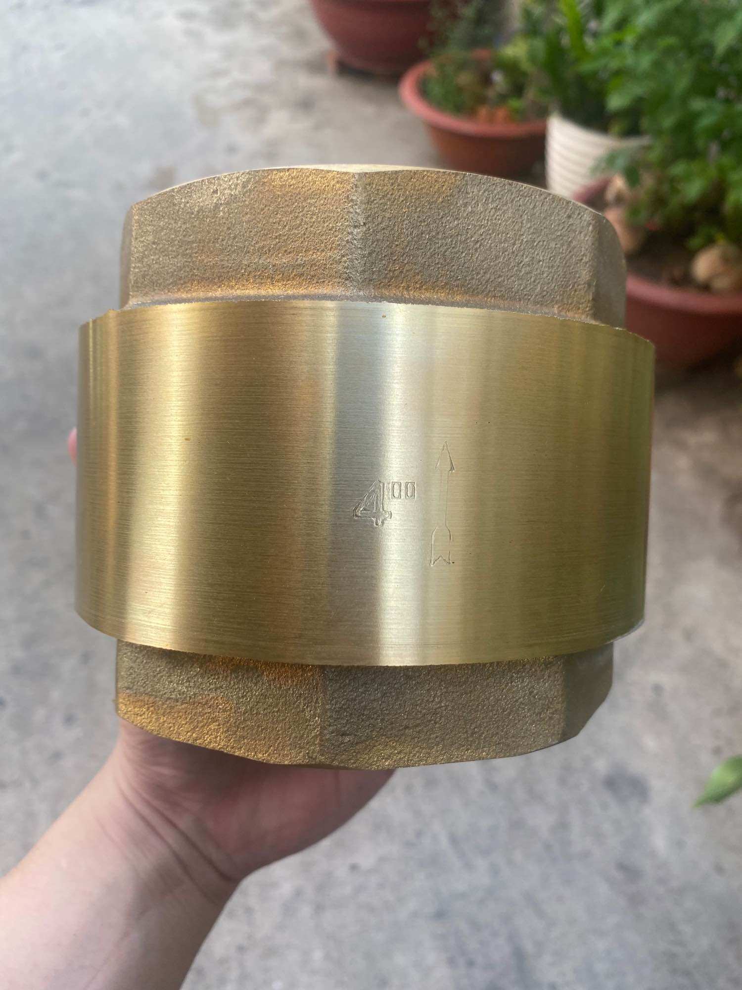 Lupe van 1 chiều lò xo thau phi 76 90 114