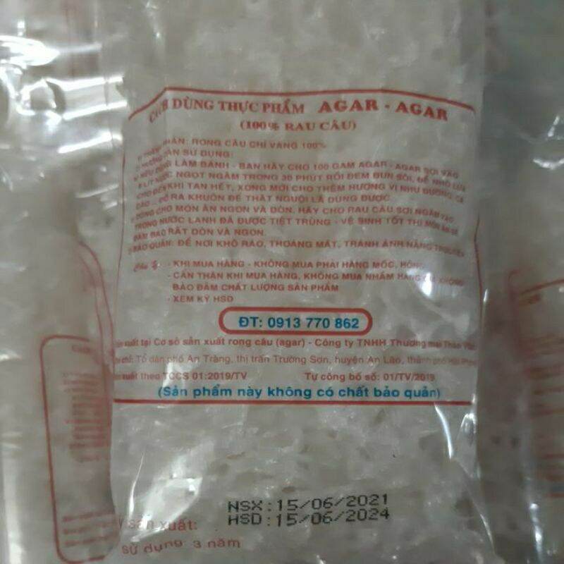 Rau câu sợi Thảo Vân Agar Agar 30g